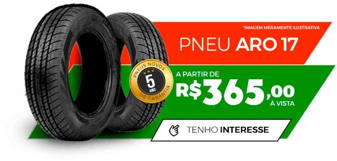 Comprar Pneu Aro 17 em Ceilândia